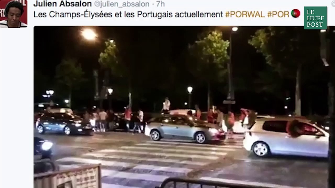Les Portugais ont envahi les Champs-Elysées