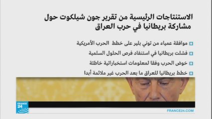 تقرير تشيلكوت ينتقد الاستخبارات والجيش البريطاني