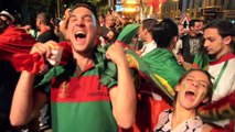 MÂCON-INFOS - La joie des supporters du Portugal sur le quai Lamartine