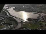 Aerial Footage Shows Flooding Over East Gippsland