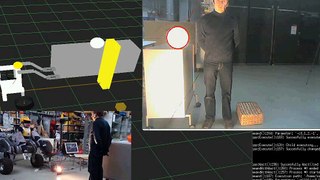 WorkPartner robot Spatial Information Interface tests, part 2/2