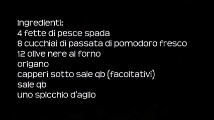 Pesce spada alla mediterranea: videoricetta