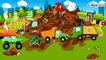 Coches infantiles - Excavadora, Camión - Carritos para niños - Dibujos animados para niños