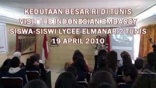 2010.04.19 Visit The Indonesian Embassy - Lycee El-Manar II, Tunis