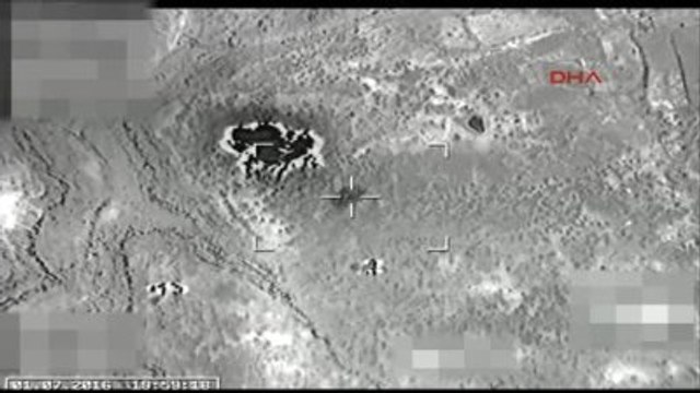 Şırnak Cudi ve Güçlükonak Kırsalında Tespit Edilen PKK'ya Ait 7 Hedefe Hava Harekatı