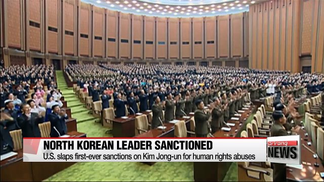 U.S. hits N. Korean leader Kim Jong-un with sanctions for human rights abuses