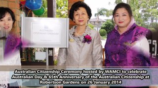 2014-01-26 (Part 2) Australian Citizenship Ceremony hosted by WAMCI