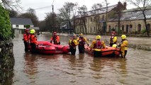 Flooding in Lostwithiel, Cornwall. 22/12/2012. Lostwithiel floods.