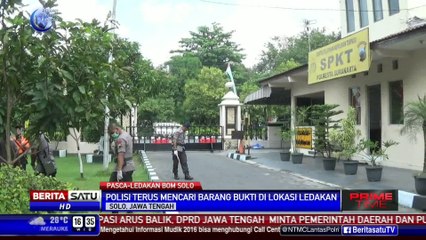 Inafis Kembali Cari Barang Bukti Insiden Bom Bunuh Diri