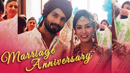Shahid Kapoor Mira Raput Celebrate Their First Wedding Anniversary
