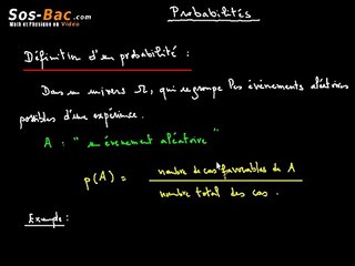 Probabilités cours 1
