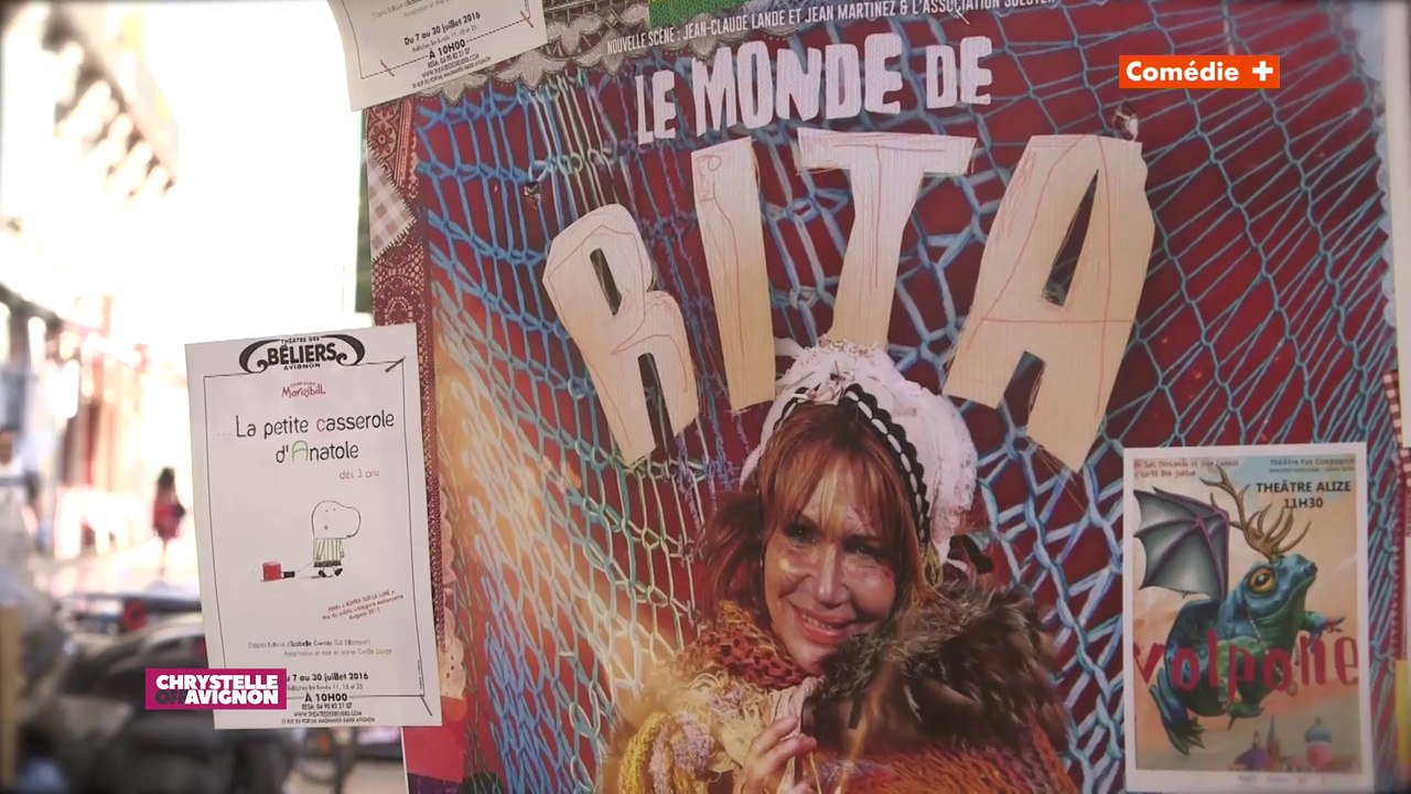 Clémentine Célarié et Patrick Chanfray dans Chrystelle OFF Avignon - Emission du 07/07/2016
