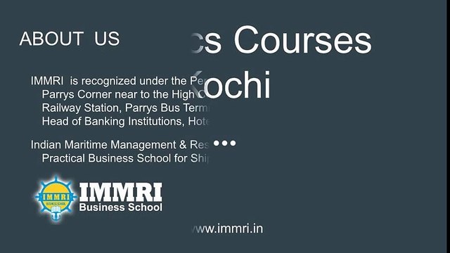 Logistics Courses Kochi | School of Logistics Management and Technology