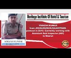 ASI Yogesh - Student of Heritage Institute of Hotel and Tourism