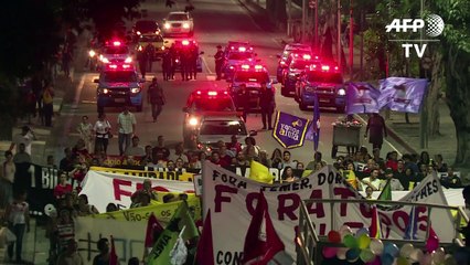 Download Video: Vandalismo e prisões em manifestação no Rio