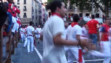 San Fermin'de Boğalarla İlk Koşu Yapıldı