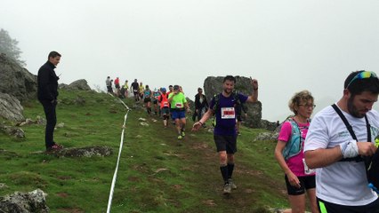 Espelette. Course des Cretes. Ravito Mondarrain