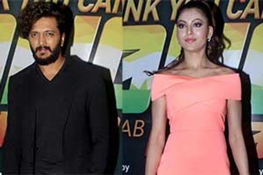 Ritesh Deshmukh and Urvashi Rautela on a promotional spree