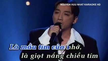 Karaoke Hoa Tím Bằng Lăng Trường Vũ Beat Chuẩn