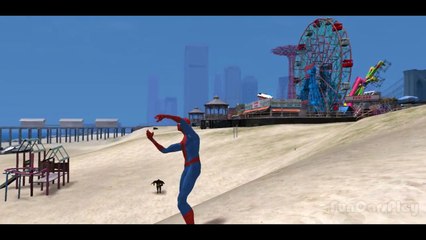 Nursery Rhymes Spiderman, Cars Disney Pixar with Batman Finger Family_11