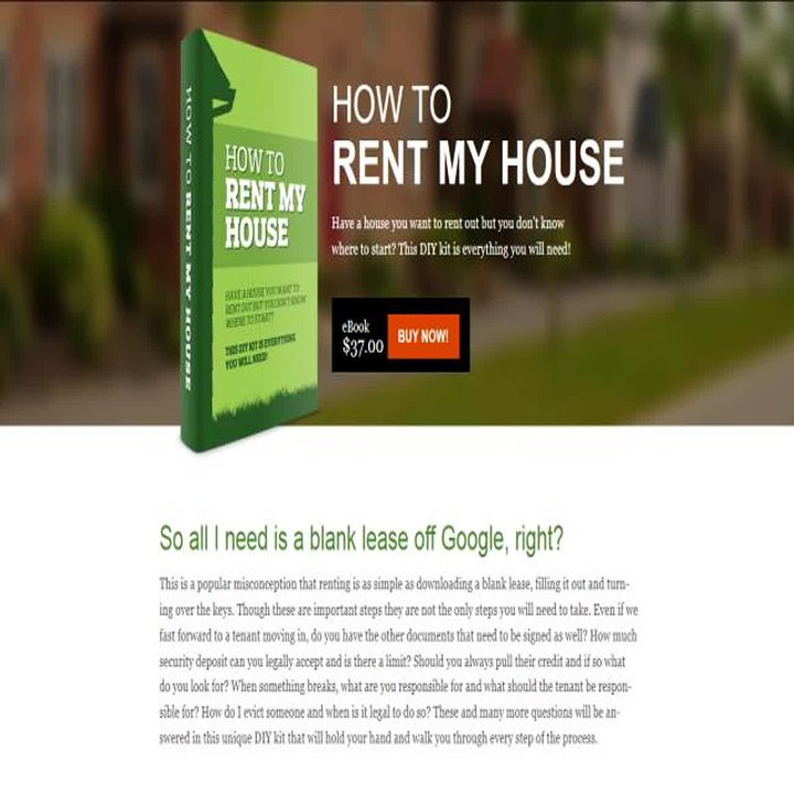 Real Estate Guide - How To Rent My House Guide!