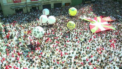Espagne: début des fêtes de la San Fermin à Pampelune