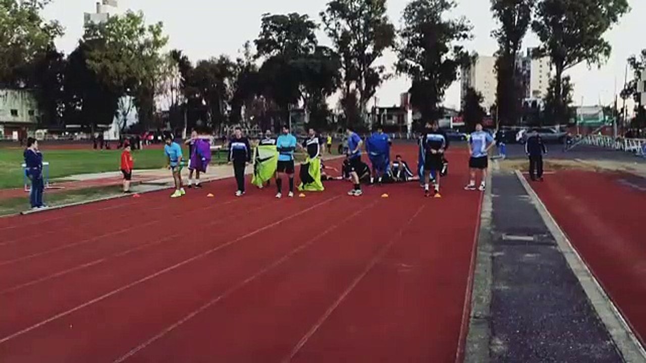 L'entrainement parachute de l'Argentine