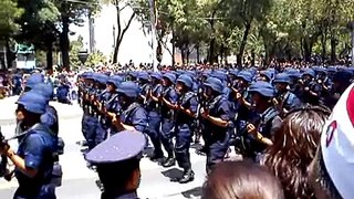 Mexico City Military parade September 17, 2010