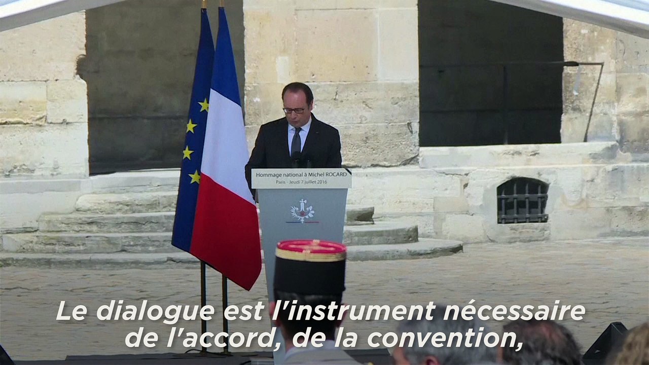 Quand Hollande invoque Rocard pour justifier le 49-3...