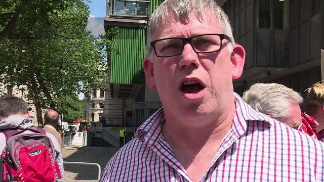 Rapport Chilcot: manifestation contre Tony Blair à Londres