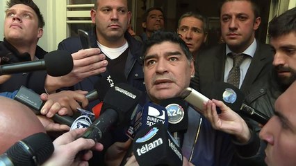 Maradona denuncia mafias en Asociación de Fútbol Argentina