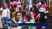 Syrian celebrate Eid Al-Fitr during 72-hours truce