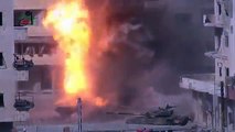 أقوى العمليات تفجير دبابة بكامل المراحل داريا 25-1-2013