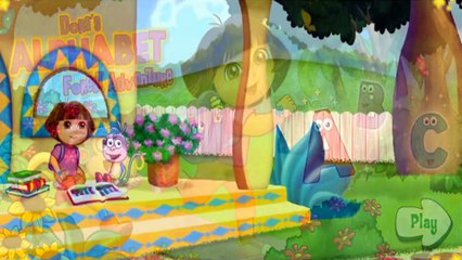 Dora the Explorer - Dora Alphabet Forest Adventure Movies Game - Dora Games For Children Full Movie