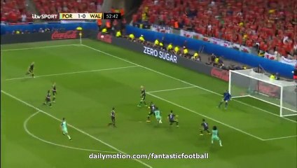 Luis Nani Goal - Portugal 2-0 Wales 06.07.2016 HD