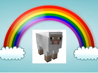 Online Games-How to get a rainbow sheep in minecraft
