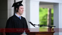 Nate Greenberg '15 delivers his Union College Commencement speech