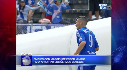 Emelec con margen de error mínimo para afrontar los últimos cotejos
