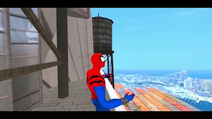 Spiderman & his Super-Auto ft Frozen Elsa Custom McQueen Cars w- Children Nursery Rhyme with Action_2