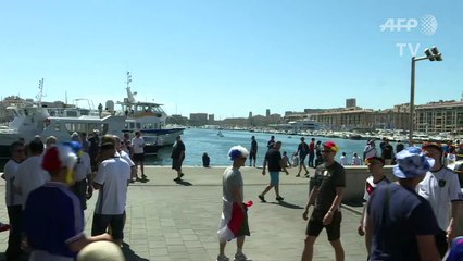 Euro-2016: ambiance à Marseille avant France-Allemagne
