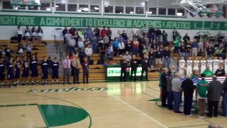 Tribute to Veterans Dwight High BBall Game 2/17/12