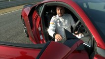 Fernando Alonso al volante del nuevo Honda NSX