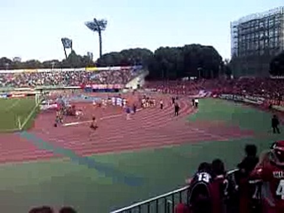 2010Ｊリーグ第26節【鹿島ｖｓ湘南】試合開始前