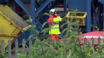 Five men have been crushed to death at a recycling plant