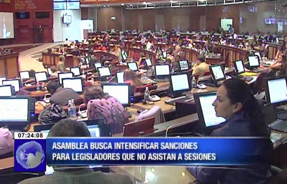 Asamblea busca intensificar sanciones para legisladores que no asistan a sesiones
