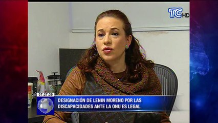Designación de Lenin Moreno por las discapacidades ante la ONU es legal