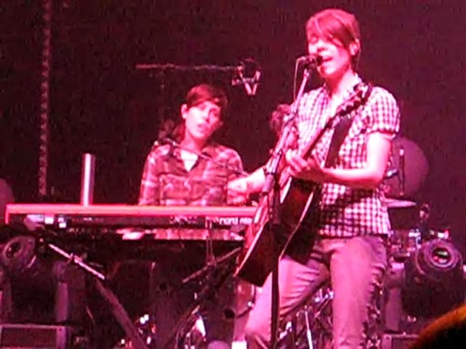Tegan & Sara 10/6/08 thanks & Back In Your Head