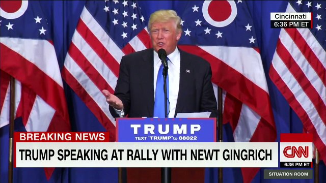 Donald Trump hammers Clinton's email problems