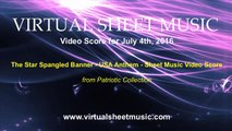 The Star Spangled Banner - USA Anthem Clarinet Sheet Music Video Score