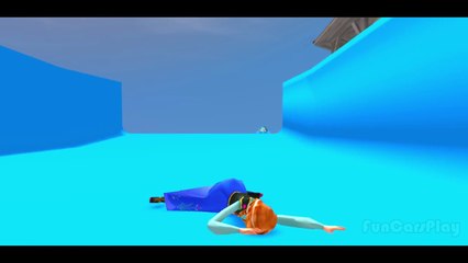 Spiderman & his Super-Auto ft Frozen Elsa Custom McQueen Cars w- Children Nursery Rhyme with Action_25